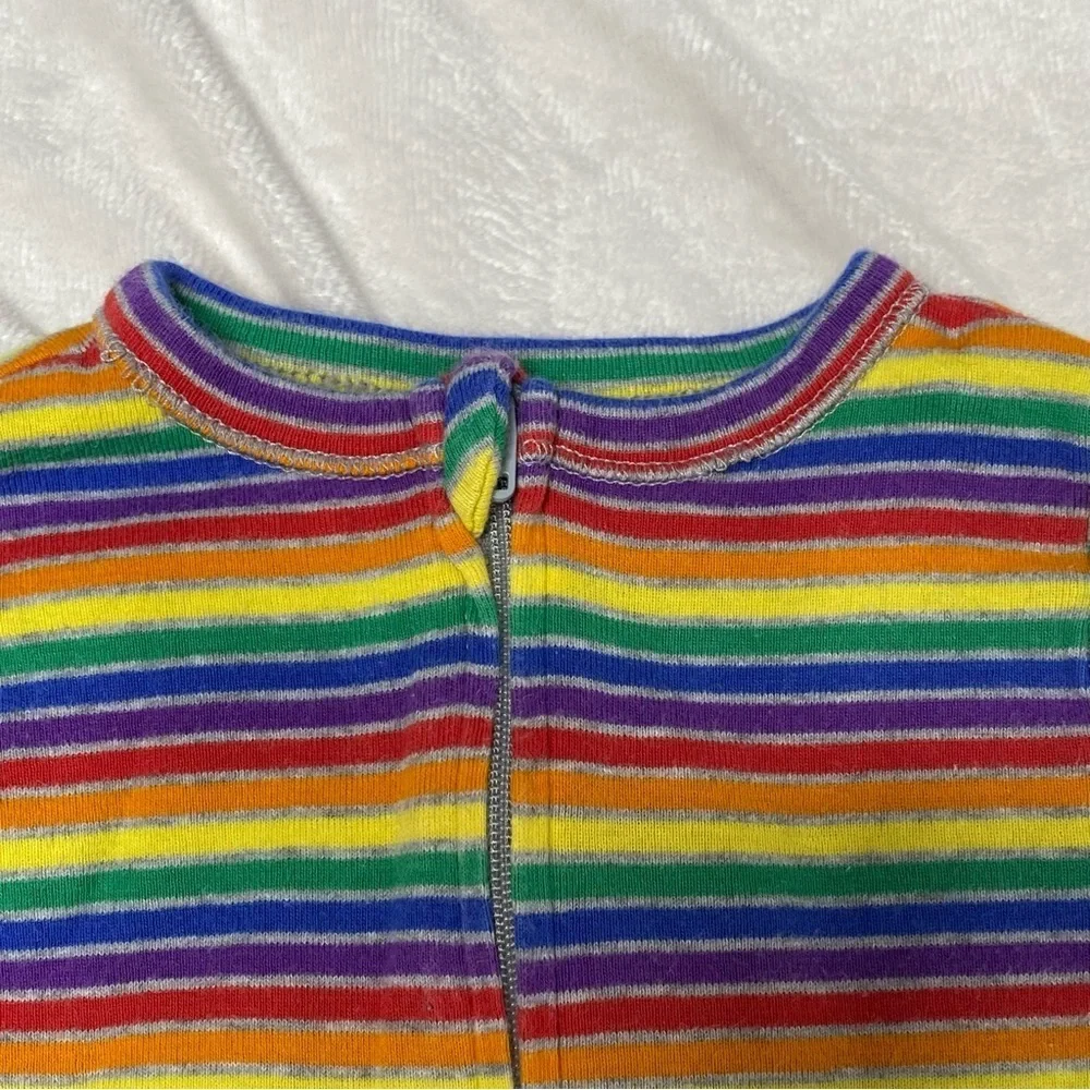 Old Navy 3-6 Month Rainbow Stripe Sleeper